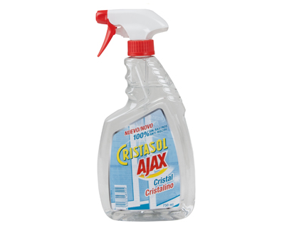 LIMPIACRISTALES LIQUIDO CRISTASOL CRISTALINO CON PISTOLA PULVERIZADORA 750 ML